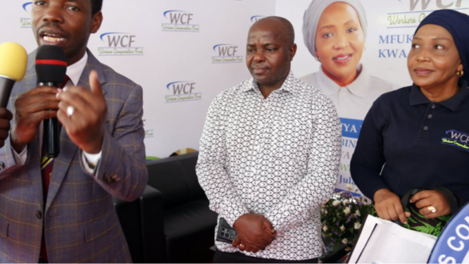 NAIBU WAZIRI KATAMBI AWATAKA WAAJIRI KUWASILISHA MICHANGO WCF KABLA HAWAJASUKUMWA NA SHERIA